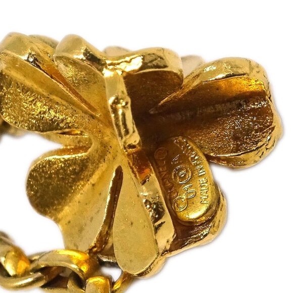 Chanel Clover Pendant Necklace Gold 01A 185896 - Picture 2 of 4